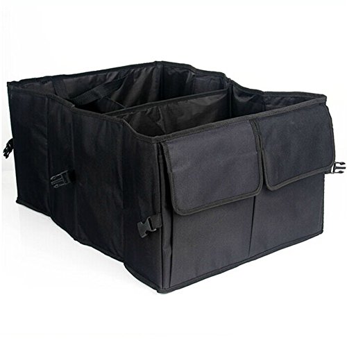 Coffre de voiture de rangement organiseur Homdsim de voiture Boîte de rangement multi-usages outils organiseur de voiture Sacs de stockage Portable Noir Universal Auto Supplies Cover