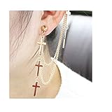 Lange Kette Länge: 14 cm/14 cm (ca.) kurze Kette Länge: 11 cm/11 cm (ca.) Kreuzen Größe: 2,2 cm x 1 cm/2,2 x 1 cm (ca.)