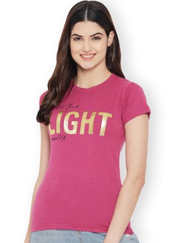 Image of Style Go Women's /Girls Cotton Regular Fit Graphic Stylish Printed Short Sleeves Casual T-Shirt || Trends & Stylish (Pack 2)
