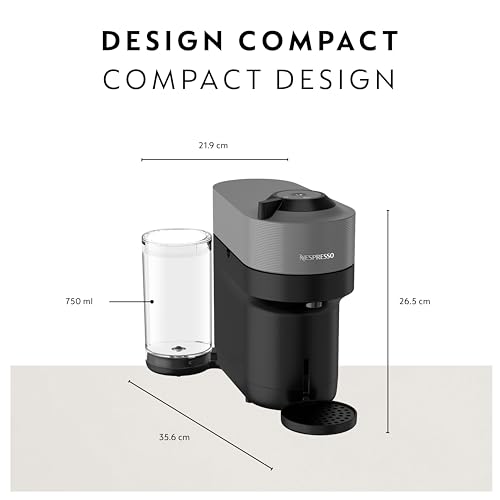 Nespresso Original Vertuo Pop+ Coffee & Espresso Maker by Breville, Grey - image 7