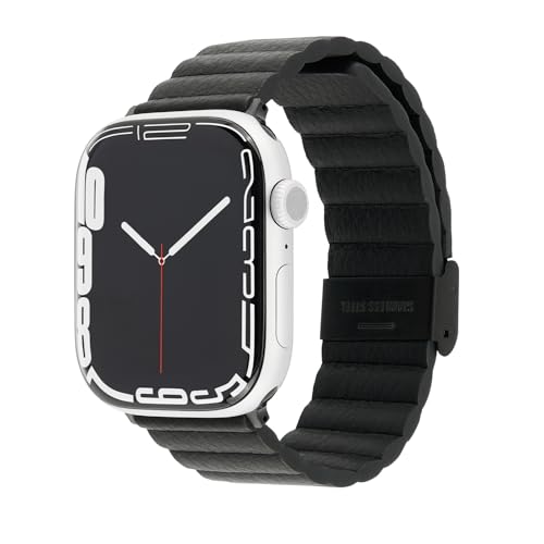 Bracelet de montre Apple en cuir végétalien chic pour iWatch Ultra et Series