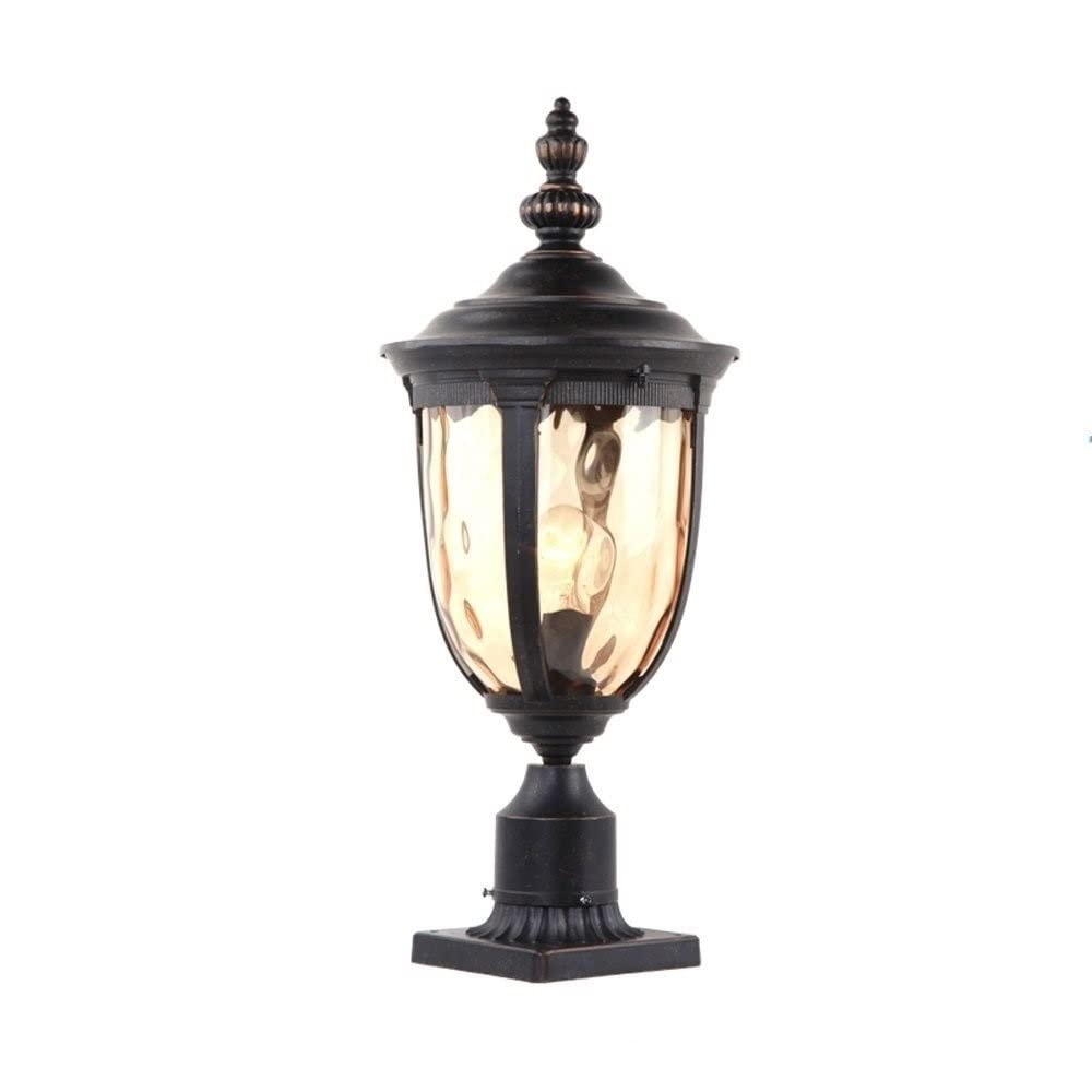 Lanterne d'extérieur E27 style Victoria pour colonnes de jardin