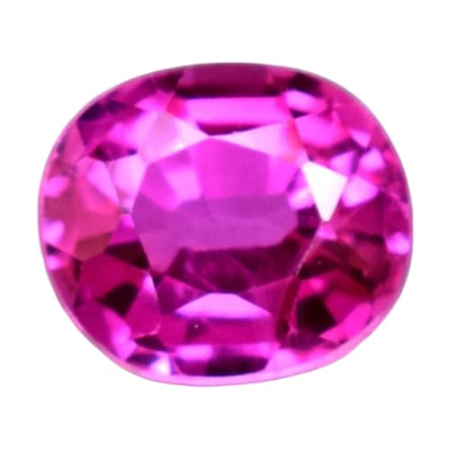 Gemme saphir rose en vrac pour fabriquer bague et pendentif DIY