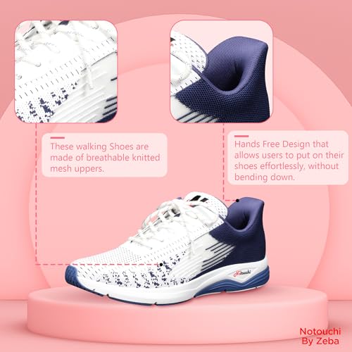 ZEBA Women's Notouchi Hands Free Slip-On All-Day Comfort Walking Shoes - Image 5