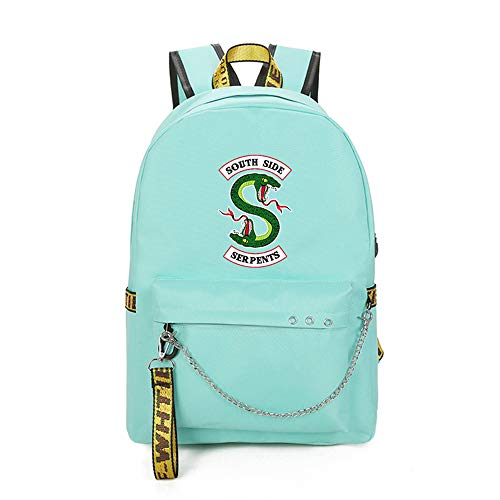 Riverdale Rucksack Mädchen, Damen Southside Serpents Rucksack Unisex Herren Beiläufige Schule Rucksack Frauen Freizeit Laptoprucksäcke Kinder