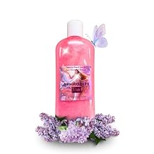 Aphrodite Shower Gel 8 oz Handmade Body Wash for Love, Beauty & Sensual Energy Lilac Scent Altar-Charged Goddess Ritual Cleanser Wiccan, Pagan, Self-Love Magick Vegan & Sulfate-Free
