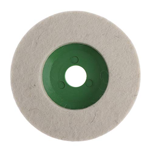2 peças de almofadas de polimento redondas de feltro de lã para polimento – 100 mm