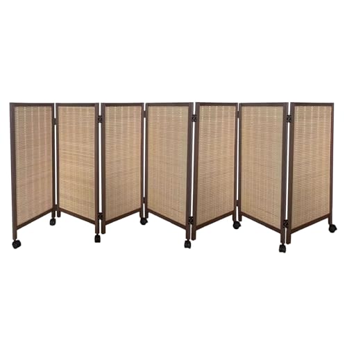 Paravent mural pliable autoportant avec 5 panneaux modulaires de 40x80 cm pour cloison amovible