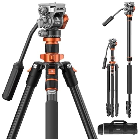 K&F Concept 83" Tripod K234A7+FH-03 Cover