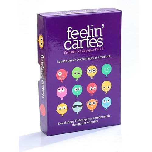 Jeu de 52 Cartes d'Émotions Feelin - Outil de Coaching et Formation pour RH & Thérapeutes -...