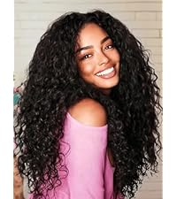 QUANDIAN Kinky Curly Half Wig Human Hair 200% Density Wear Go Glueless Wigs Human Hair 20 Inch Curly 3 In 1 Half Wigs For Women Drawstring Seamless Flip Headband Wig - View #14