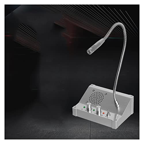 Intercomunicador de Contador de Doble vía FL-CK1 Sistema de intercomunicador de Contador de Ventana de Doble vía para Banco Interfono Estación de Toque Cero Boleto Hospital Cargo C