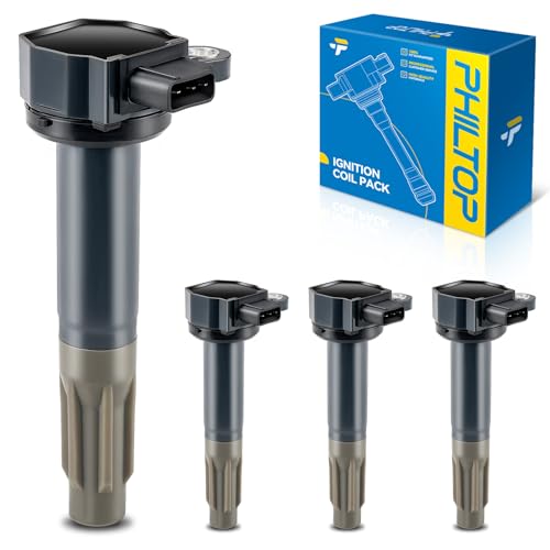Image of PHILTOP Ignition Coil 4 Packs UF668 Fit for Subaru Legacy 2010-2012 2.5L, Outback 2010-2012 2.5L