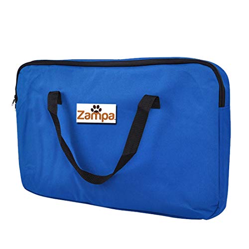 Zampa Portable Foldable Pet playpen Exercise Pen Kennel + Carrying Case for Larges Dogs Small Puppies/Cats | Indoor/Outdoor Use | Water Resistant