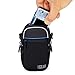USA Gear Compact Point and Shoot Camera Case Small Digital Camera Pouch with Accessory Pockets and Shoulder Strap - Compatible with Sony CyberShot, Canon G7X Mark iii, ii, Nikon COOLPIX & More (Black)
