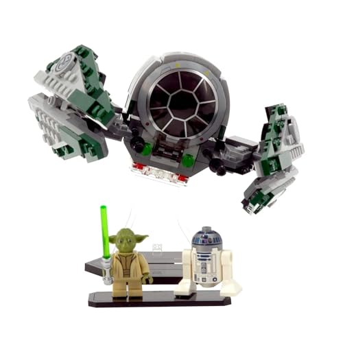 Display Stand Compatible with Lego 75360 - Yoda's Jedi Starfighte...