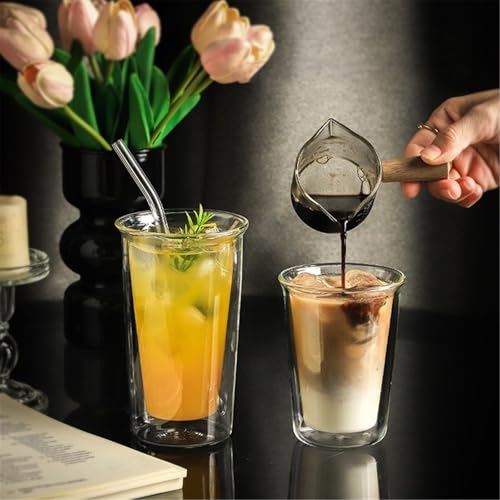 Tazas de café que no queman: vasos de agua transparentes antianálisis térmico 7