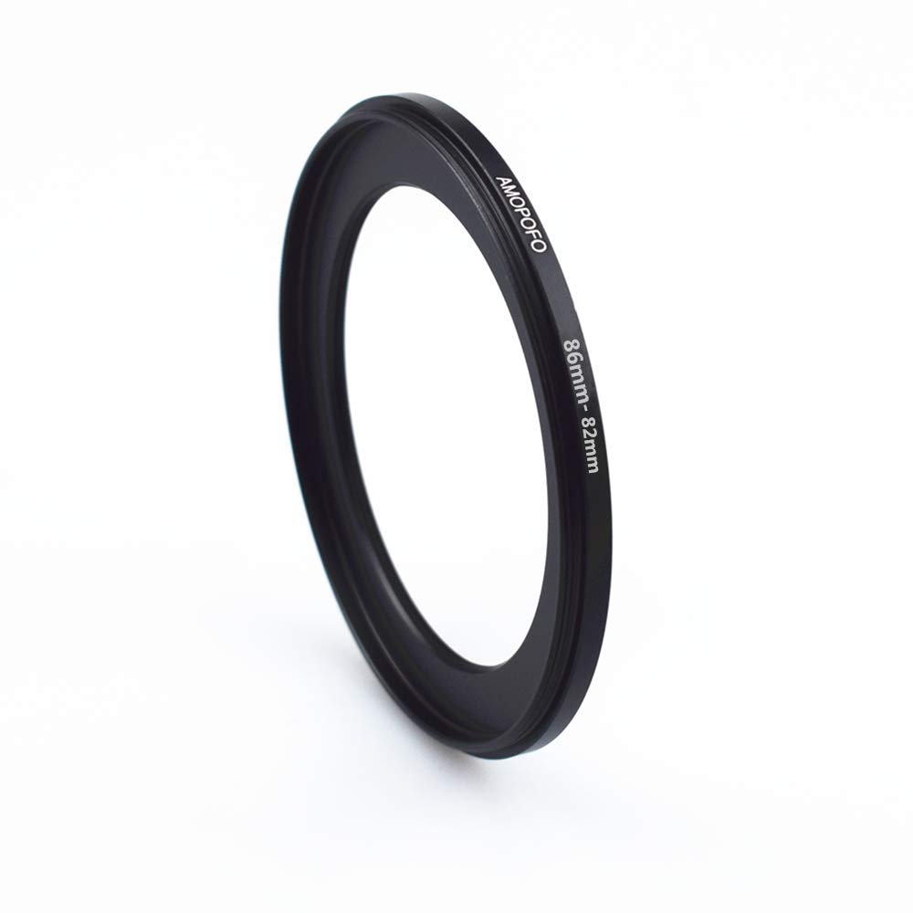 86mm-82mm Step-Down Metal Lens Filter Adapter Ring/86mm Lens to 82mm UV CPL ND Accessory