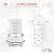 Aquaboon 1 Micron 20" x 2.5" String Wound Water Filter Cartridge - Whole House Water Filter Replacement for Well Water Matches SWC-25-2005, 2-Pack