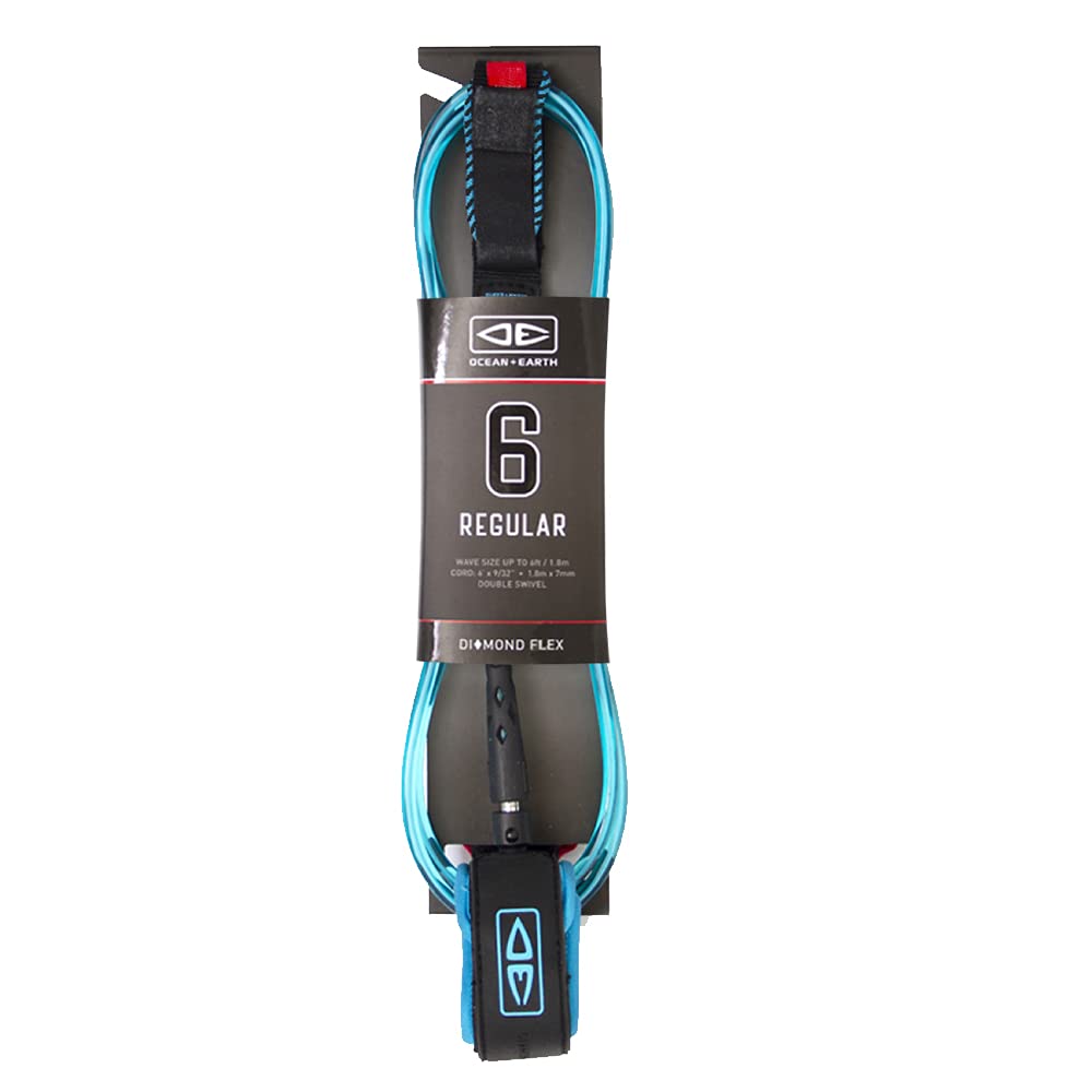 Ocean & Earth Surf Leash Regular 6.0 Moulded Leash