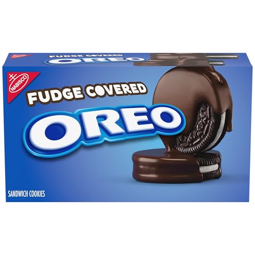 Image of OREO Fudge Covered Chocolate Sandwich Cookies, 7.9 oz | Certified Kosher