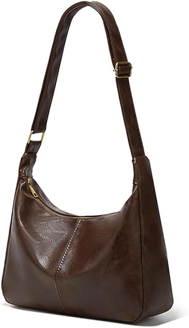 Shoulder Bags Slouchy Crossbody bag for women Soft Leather Hobo Bags Retro Tote Handbag Purse