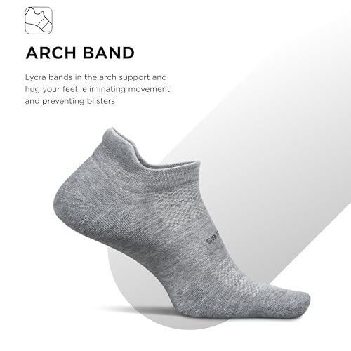 Image of Feetures High Performance Max Cushion Ankle Sock - Tab Socks for Women & Men with Heel Tab