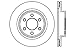 StopTech 127.63055R Sport Drilled/Slotted Brake Rotor (Front Right), 1 Pack