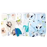 JEUWITH Dog Diapers Female Washable Female Dog Diapers(3 Pack) Reusable Belly Band for Female Dogs,...