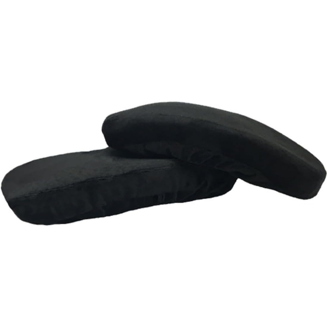 Coussin accoudoir chaise gaming et bureau, lot de 2 housses extensibles et amovibles noires