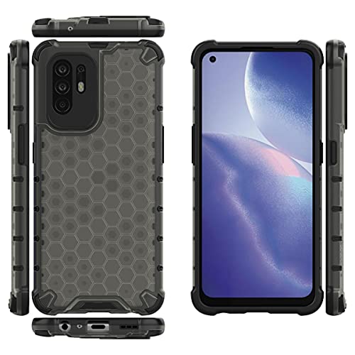 Image of Glasgow | for Oppo A94 5G Stylish Look Pattern Back Case Cover for Oppo A94 5G - Black