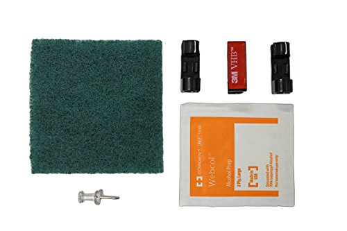 image for SEAWORTHY INNOVATIONS Stern Pad Jumbo Black - Screwless Transducer/Acc