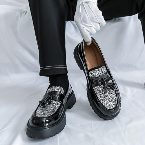 Men's Platform Loafers, Stylish Casual Dress Shoes - Ideal for Office Days, Weekend Gatherings & Urban Strolls2