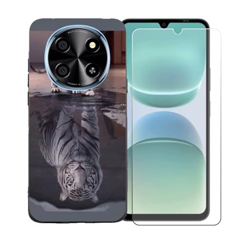 LCEHTOGYE Kp Oukitel C1 Plus +KXXN[veN^[pP[XAKp Oukitel C1 Plus (6,52")ƌ݊̂ubN\tgTPUVRQP[XیJo[ BST8