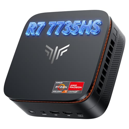 NiPoGi Hyper H1 Mini Gaming PC AMD Ryzen7 7735HS(Βeat 6800,8C/16T