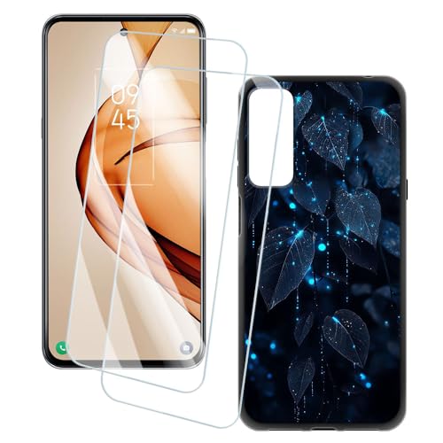 OAGELIM 2�Z�b�g �X�N���[���v���e�N�^�[ + �P�[�X TCL 20L+ T775H (6.67 �C���`) �Ƃ̌݊������� �A�[�e�B�X�e�B�b�N�J�X�^���v�����g�J�o�[�Ƌ����K���X�t�B���� �X�N���b�`�h�~ (�t)