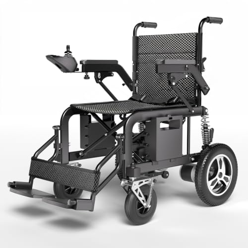 Image of Hassky Foldable Electric Wheelchair for Adults with Dual Shock Absorption