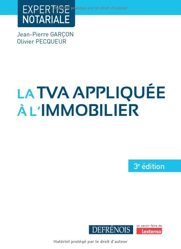 La TVA appliquée à l'immobilier
