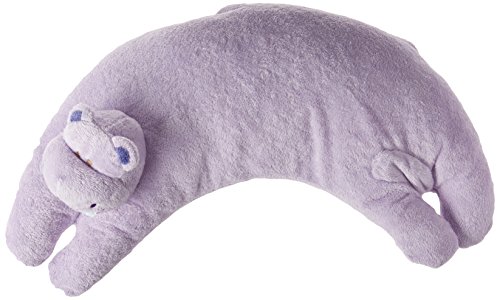 Image of Angel Dear - Purple Hippo, Curved Pillow
