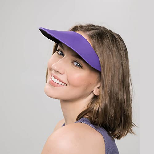 Image of No Headache Sun Visor for Women | Stylish, Lightweight Golf & Tennis Hat | UV Protection for Outdoor Sports & Travel