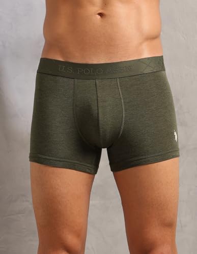 Image of U.S. Polo ASSN. Men's PT006 Bamboo Comfort Trunks for All-Day Freshness - Pack of 1