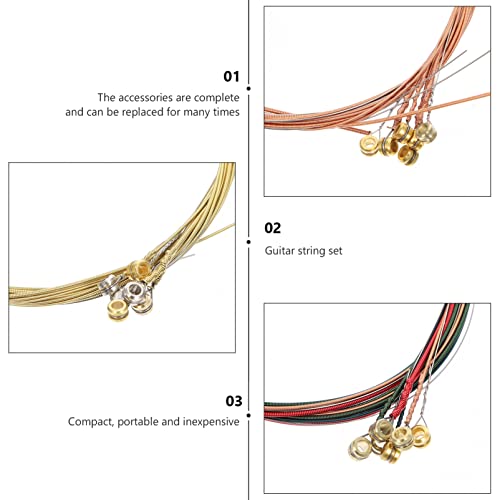 ERINGOGO Strings de Guitare Acoustique Cordes Acoustiques Strings Bass Guitar Strings Copper String: Alloy - Les Beatles, Paul McCartney, John Lennon, RIngo Starr, George Harrison ERINGOGO Strings de Guitare Acoustique Cordes Acoustiques Strings Bass Guitar Strings Copper String: Alloy – Image 8