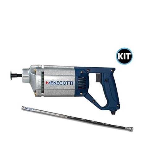 Vibrador de Concreto Portatil 1000w Menegotti com Mangote 1,2 metros x 28mm Menegotti 220v