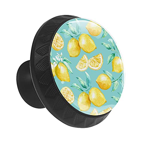Boutons de tiroir citron pour relooker une commode usée facilement - 3