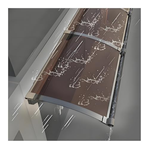 Auvent de porte en aluminium durable et résistant aux intempéries