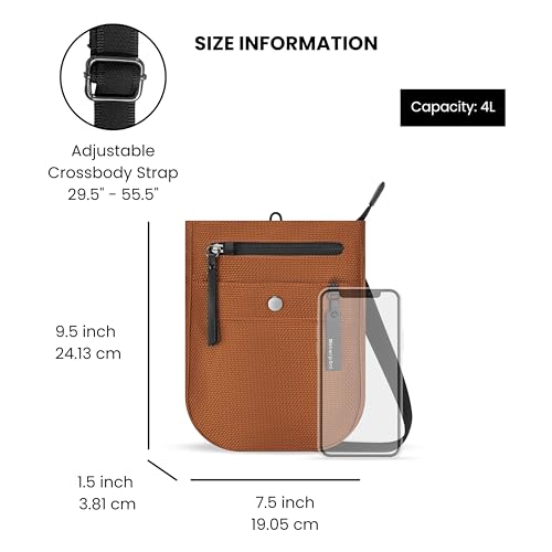 Image of Sherpani Prima, Small Anti Theft Crossbody Bag, Travel Shoulder Bag, Cross Body Purses, Handbags, Travel Gift