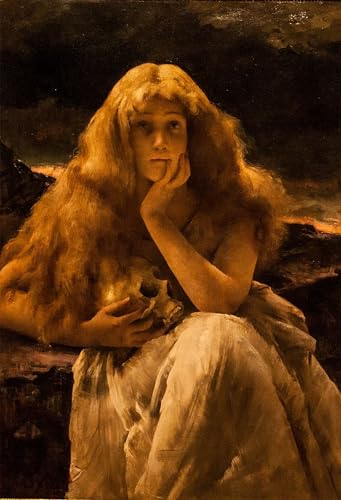 Affiche Maria Magdalena d'Alfred Emile Stevens 60x90cm pour Bureau