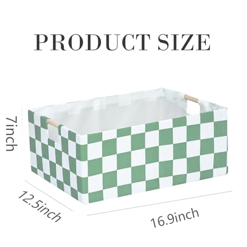 Image of Storage Bin for Shelves Rectangle Closet Baskets Foldable Box with Handles, Gray Storage Bins, Storage Boxes for Home Office Car Dormroom