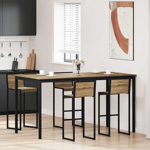 Table mange-debout rectangulaire pour optimiser votre séjour