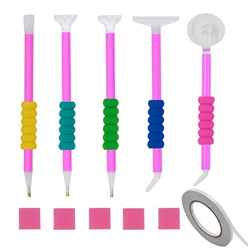 Outils de Peinture de Diamant Accessoires 5D Accessoires de Peinture Diamant pour Diamond Painting DIY Kit Stylo à Point de Diamant avec Colle thumbnail